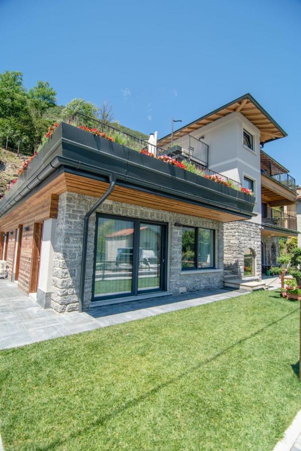 Dascio Emotion Ferienwohnung Mit Terrasse Am See Bagian luar foto