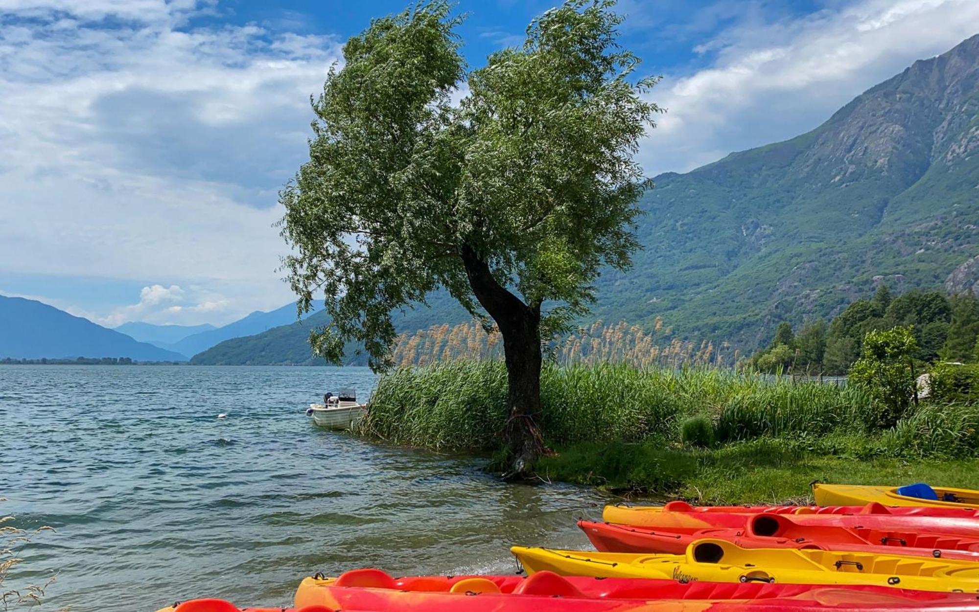 Dascio Emotion Ferienwohnung Mit Terrasse Am See Bagian luar foto