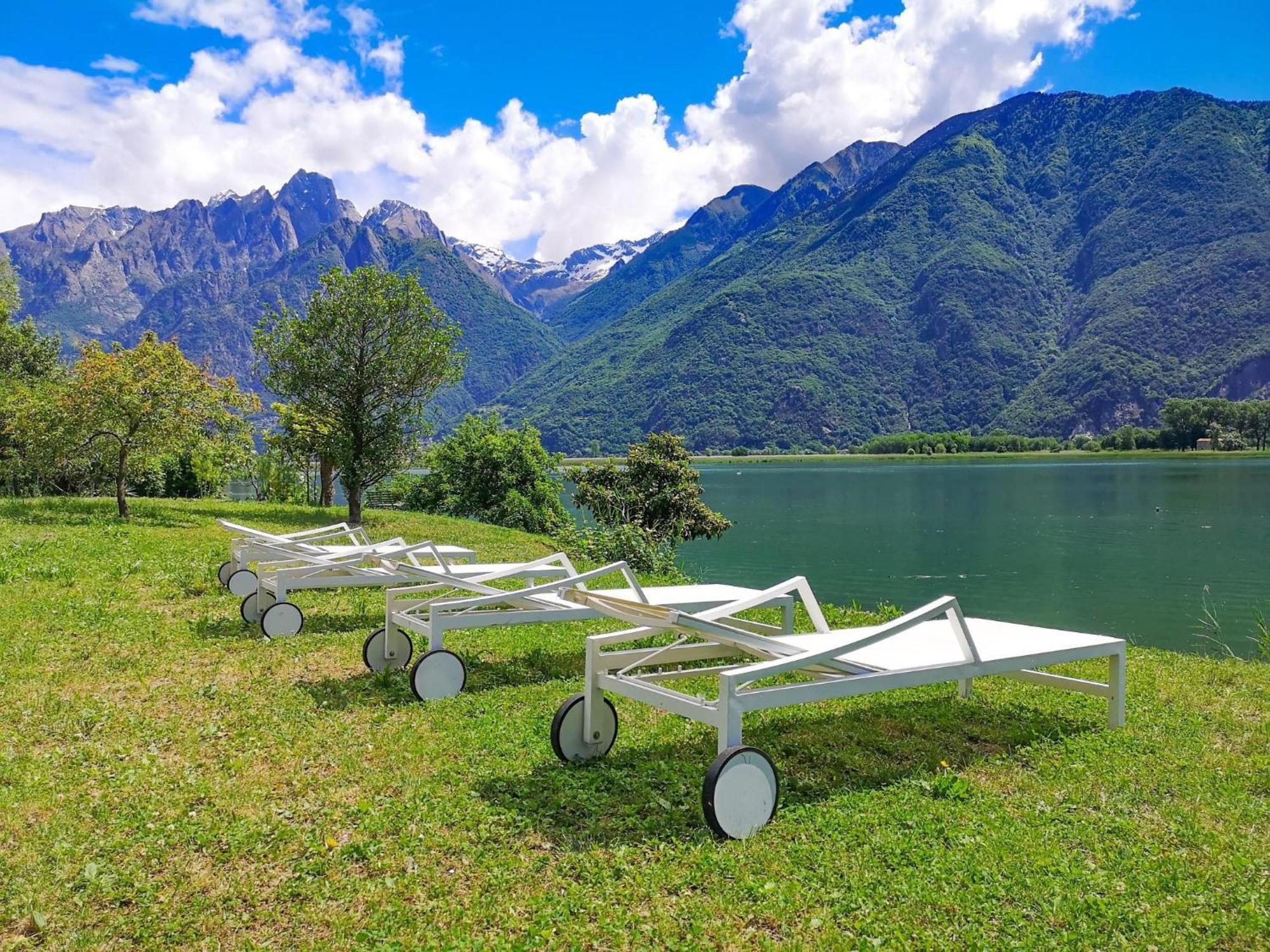 Dascio Emotion Ferienwohnung Mit Terrasse Am See Bagian luar foto